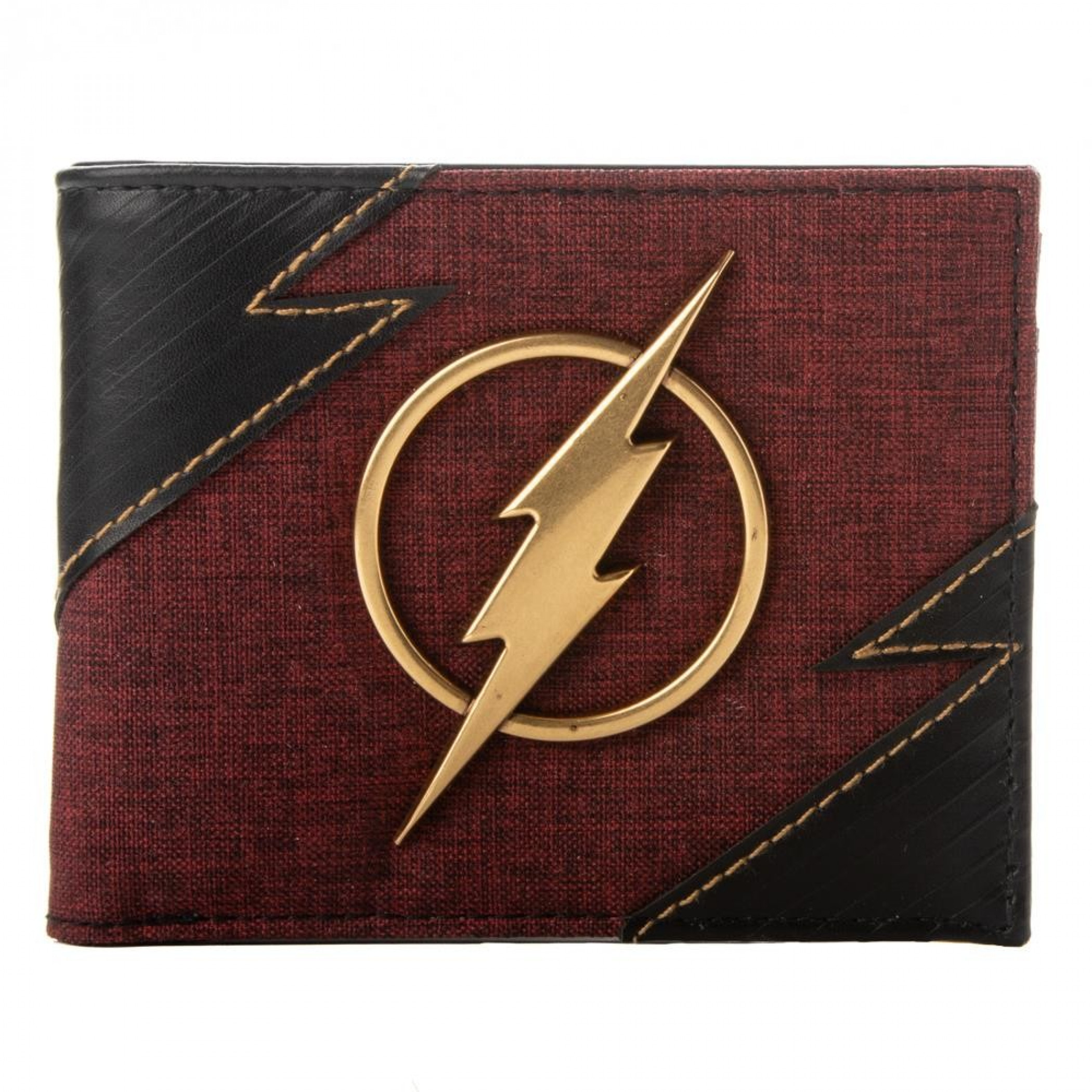 The Flash Metal Badge Bifold Wallet